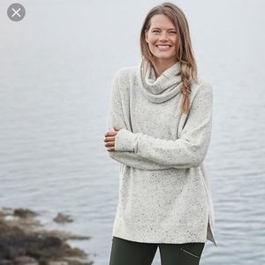 ATHLETA 100% Cashmere Sweater Cowl Neck 162961